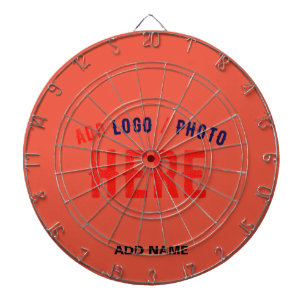 STYLISH MODERN CUSTOM TOMATO RED VERIFIED BRANDED DARTBOARD