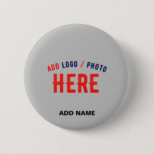 STYLISH MODERN CUSTOMIZABLE ASH VERIFIED BRANDED 2 INCH ROUND BUTTON (Front)