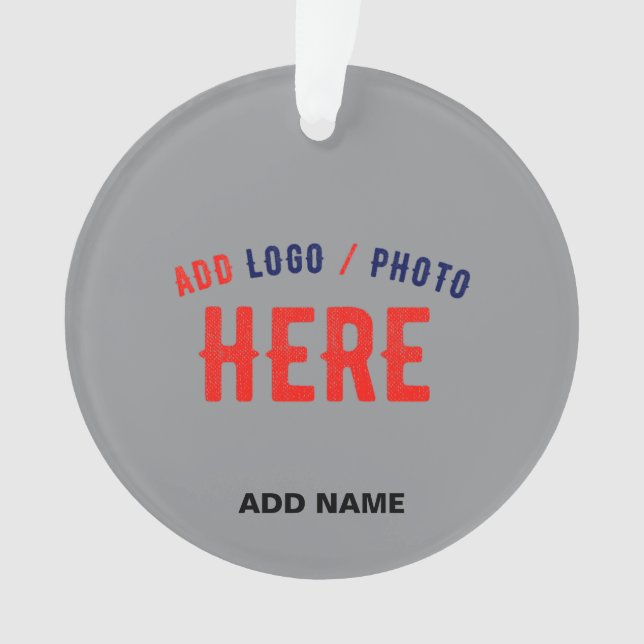 STYLISH MODERN CUSTOMIZABLE ASH VERIFIED BRANDED ORNAMENT (Front)
