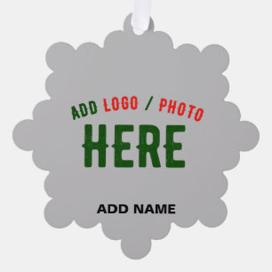 STYLISH MODERN CUSTOMIZABLE ASH VERIFIED BRANDED ORNAMENT CARD