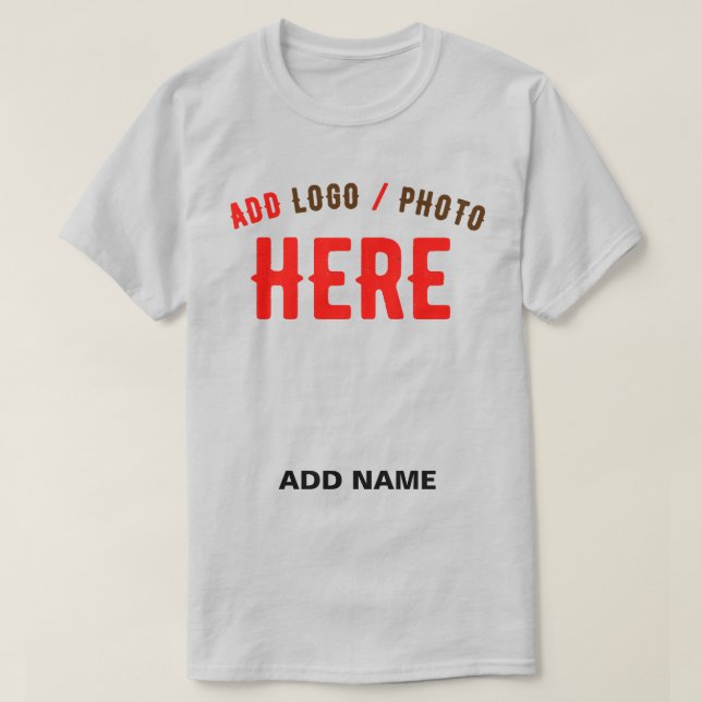 STYLISH MODERN CUSTOMIZABLE ASH VERIFIED BRANDED T-Shirt (Design Front)