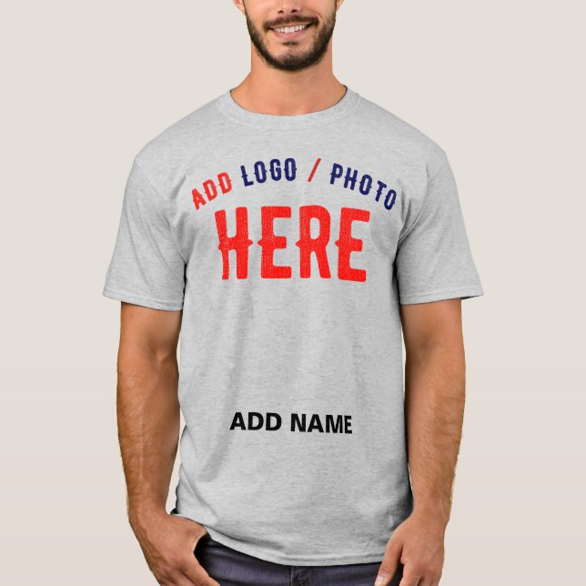 STYLISH MODERN CUSTOMIZABLE ASH VERIFIED BRANDED T-Shirt (Front)