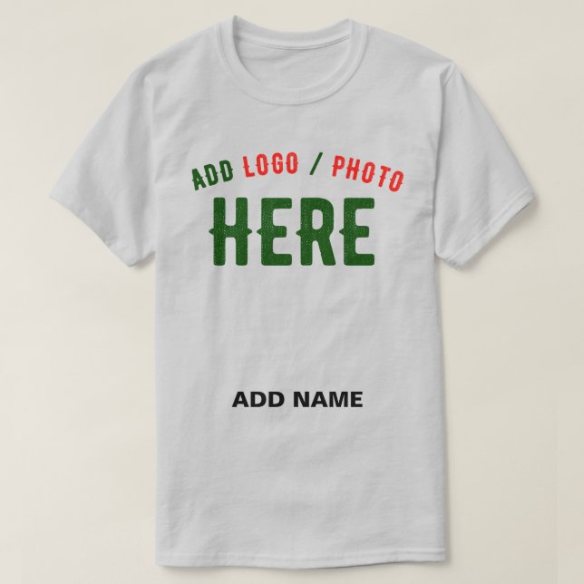 STYLISH MODERN CUSTOMIZABLE ASH VERIFIED BRANDED T-Shirt (Design Front)