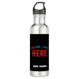 STYLISH MODERN CUSTOMIZABLE BLACK VERIFIED BRANDED 710 ML WATER BOTTLE