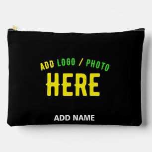STYLISH MODERN CUSTOMIZABLE BLACK VERIFIED BRANDED ACCESSORY POUCH