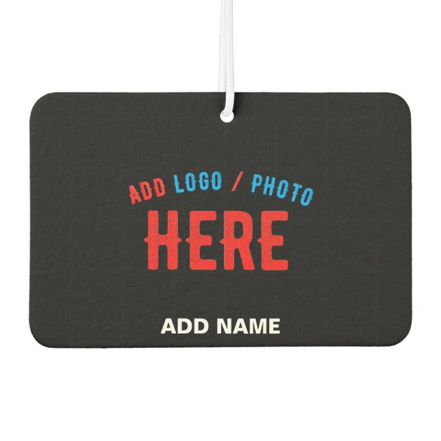 STYLISH MODERN CUSTOMIZABLE BLACK VERIFIED BRANDED AIR FRESHENER (Front)