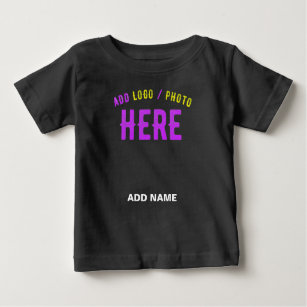 STYLISH MODERN CUSTOMIZABLE BLACK VERIFIED BRANDED BABY T-Shirt