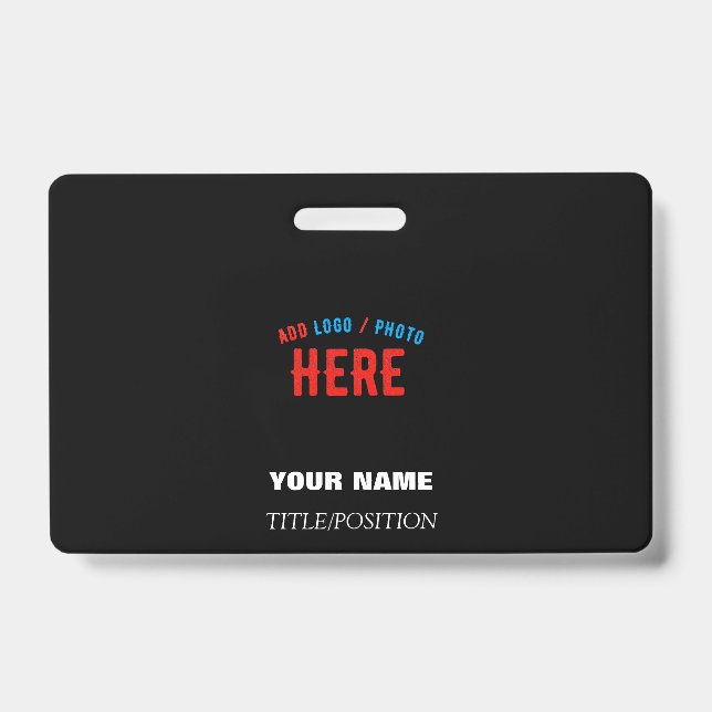STYLISH MODERN CUSTOMIZABLE BLACK VERIFIED BRANDED BADGE (Front)