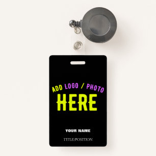 STYLISH MODERN CUSTOMIZABLE BLACK VERIFIED BRANDED BADGE