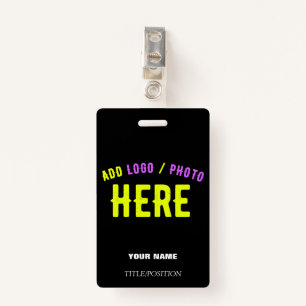 STYLISH MODERN CUSTOMIZABLE BLACK VERIFIED BRANDED BADGE