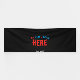 STYLISH MODERN CUSTOMIZABLE BLACK VERIFIED BRANDED BANNER