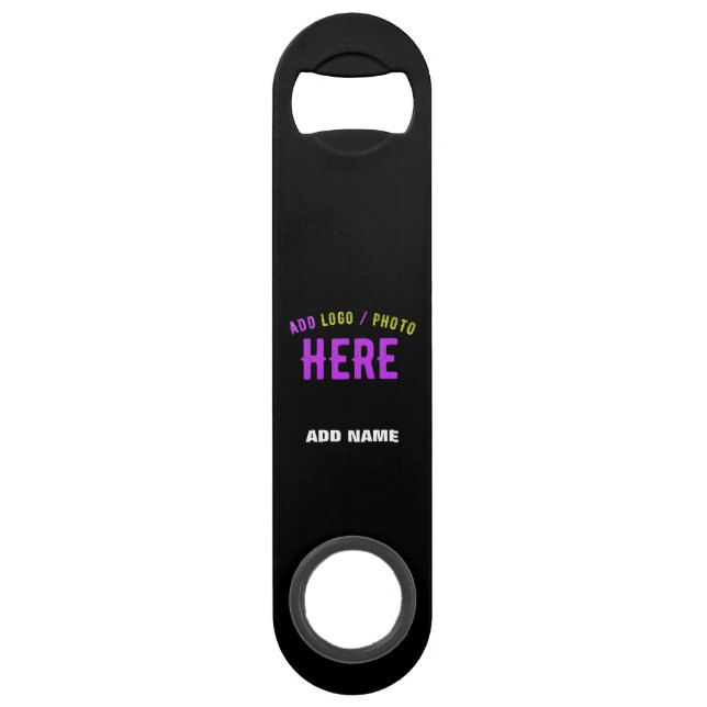 STYLISH MODERN CUSTOMIZABLE BLACK VERIFIED BRANDED BAR KEY (Front)