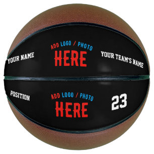 STYLISH MODERN CUSTOMIZABLE BLACK VERIFIED BRANDED BASKETBALL