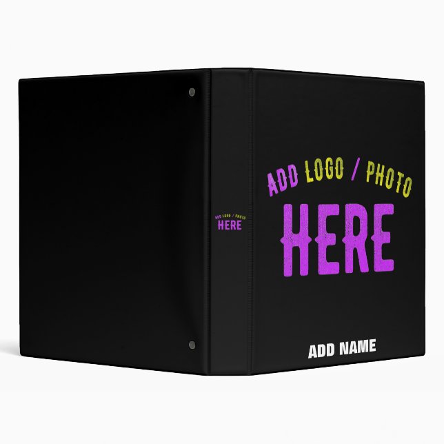 STYLISH MODERN CUSTOMIZABLE BLACK VERIFIED BRANDED BINDER (Background)