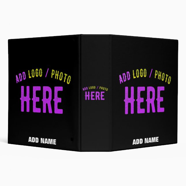 STYLISH MODERN CUSTOMIZABLE BLACK VERIFIED BRANDED BINDER (Background)