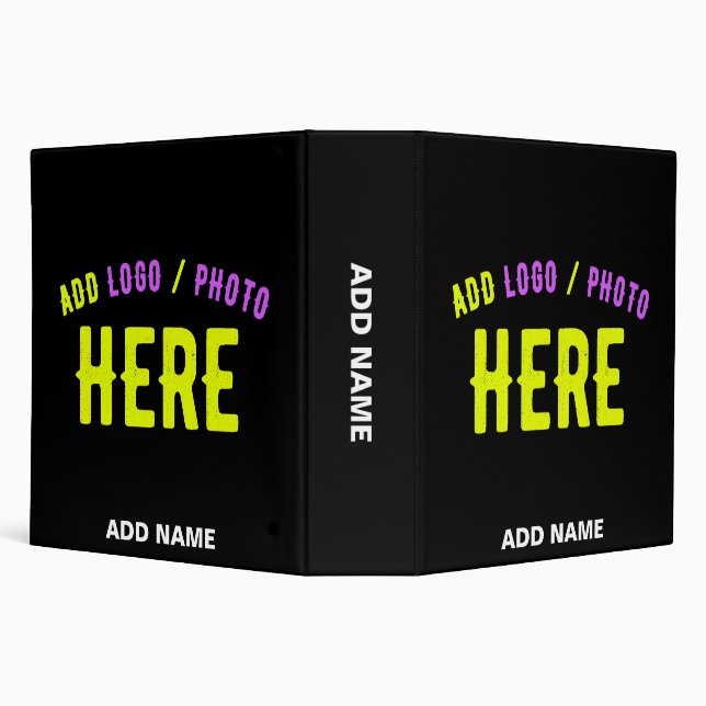 STYLISH MODERN CUSTOMIZABLE BLACK VERIFIED BRANDED BINDER (Background)