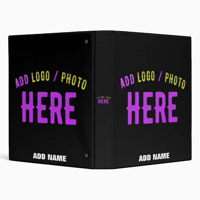STYLISH MODERN CUSTOMIZABLE BLACK VERIFIED BRANDED BINDER (Background)