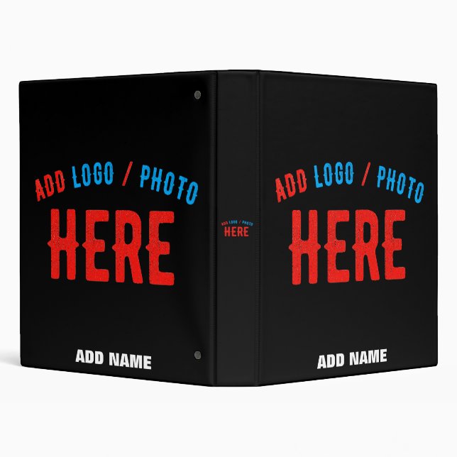 STYLISH MODERN CUSTOMIZABLE BLACK VERIFIED BRANDED BINDER (Background)