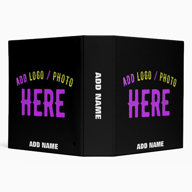 STYLISH MODERN CUSTOMIZABLE BLACK VERIFIED BRANDED BINDER (Background)