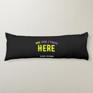 STYLISH MODERN CUSTOMIZABLE BLACK VERIFIED BRANDED BODY PILLOW