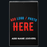 STYLISH MODERN CUSTOMIZABLE BLACK VERIFIED BRANDED CALENDAR<br><div class="desc">THIS IS A DESIGN FITTING FOR EVERYONE.YOU CAN CHANGE, RESIZE OR ADD LOGO, PHOTO, TEXT AND COLOURS THE WAY YOU LIKE.THANK YOU.</div>