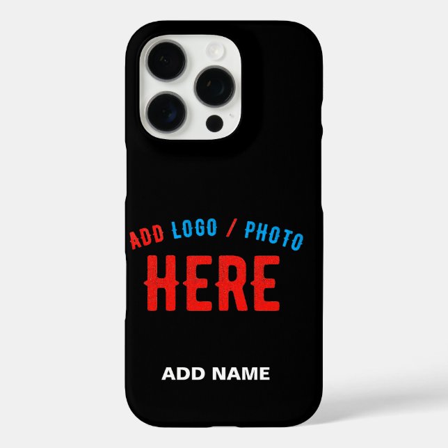 STYLISH MODERN CUSTOMIZABLE BLACK VERIFIED BRANDED Case-Mate iPhone CASE (Back)