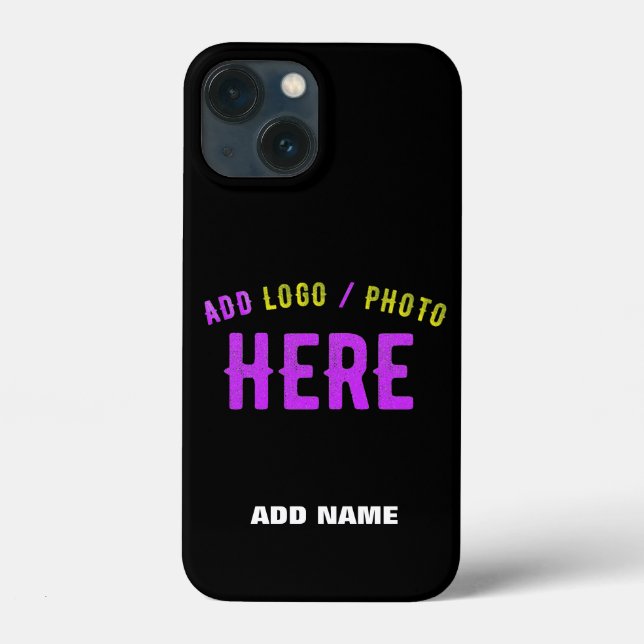 STYLISH MODERN CUSTOMIZABLE BLACK VERIFIED BRANDED Case-Mate iPhone CASE (Back)