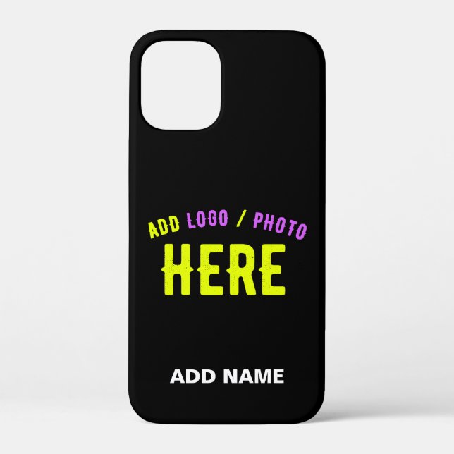 STYLISH MODERN CUSTOMIZABLE BLACK VERIFIED BRANDED Case-Mate iPhone CASE (Back)