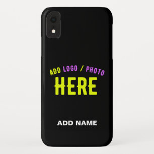 STYLISH MODERN CUSTOMIZABLE BLACK VERIFIED BRANDED iPhone XR CASE