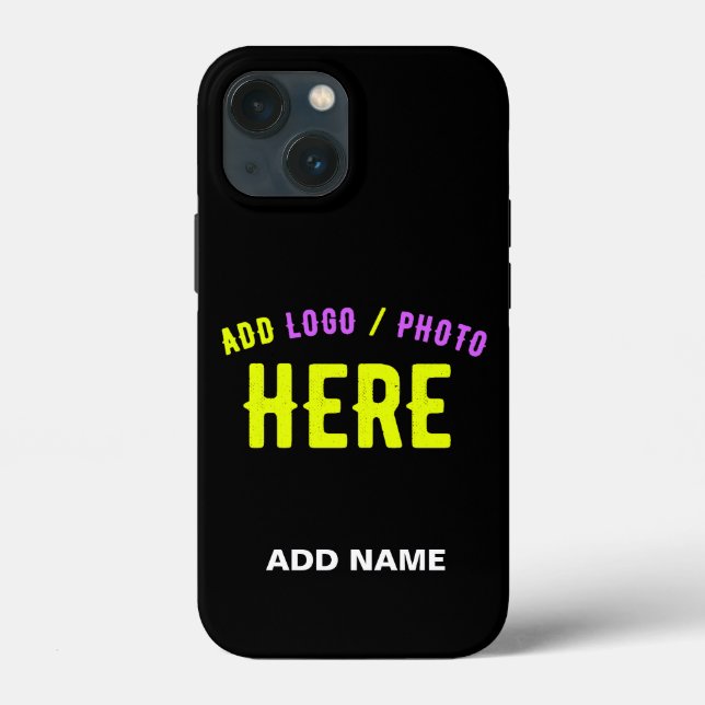 STYLISH MODERN CUSTOMIZABLE BLACK VERIFIED BRANDED Case-Mate iPhone CASE (Back)