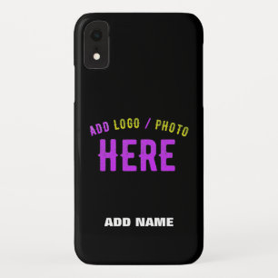 STYLISH MODERN CUSTOMIZABLE BLACK VERIFIED BRANDED iPhone XR CASE