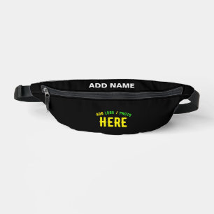 STYLISH MODERN CUSTOMIZABLE BLACK VERIFIED BRANDED FANNY PACK
