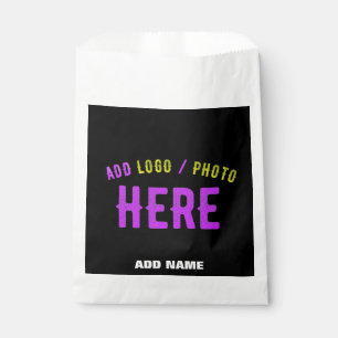 STYLISH MODERN CUSTOMIZABLE BLACK VERIFIED BRANDED FAVOUR BAG
