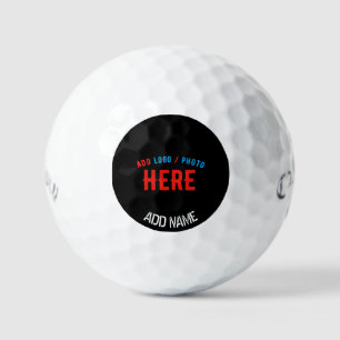 STYLISH MODERN CUSTOMIZABLE BLACK VERIFIED BRANDED GOLF BALLS