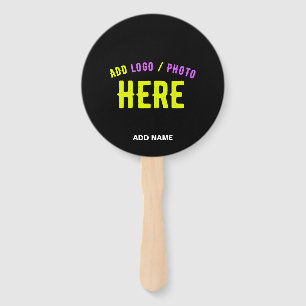 STYLISH MODERN CUSTOMIZABLE BLACK VERIFIED BRANDED HAND FAN