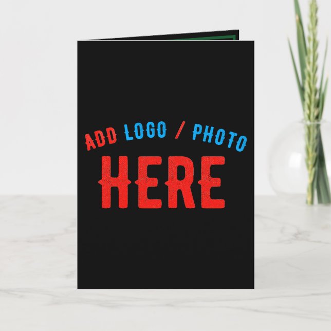 STYLISH MODERN CUSTOMIZABLE BLACK VERIFIED BRANDED INVITATION (Front)