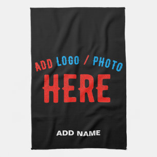 STYLISH MODERN CUSTOMIZABLE BLACK VERIFIED BRANDED KITCHEN TOWEL