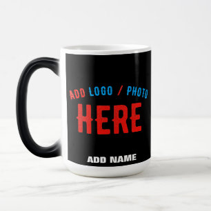 STYLISH MODERN CUSTOMIZABLE BLACK VERIFIED BRANDED MAGIC MUG