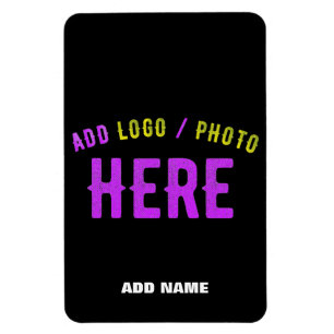 STYLISH MODERN CUSTOMIZABLE BLACK VERIFIED BRANDED MAGNET