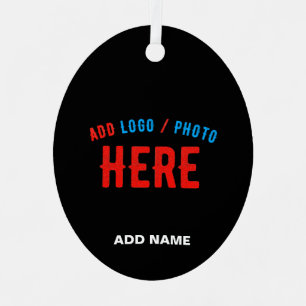 STYLISH MODERN CUSTOMIZABLE BLACK VERIFIED BRANDED METAL ORNAMENT