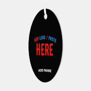 STYLISH MODERN CUSTOMIZABLE BLACK VERIFIED BRANDED METAL ORNAMENT