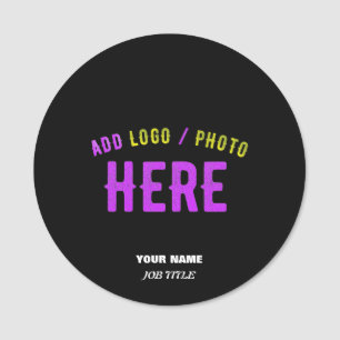 STYLISH MODERN CUSTOMIZABLE BLACK VERIFIED BRANDED NAME TAG