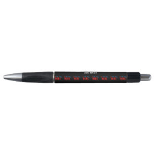 STYLISH MODERN CUSTOMIZABLE BLACK VERIFIED BRANDED PEN