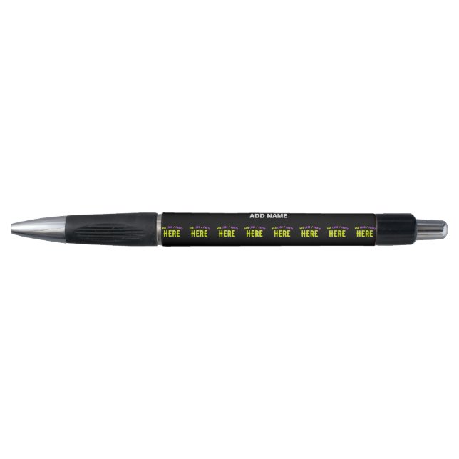 STYLISH MODERN CUSTOMIZABLE BLACK VERIFIED BRANDED PEN (Front)