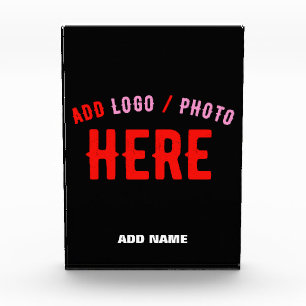 STYLISH MODERN CUSTOMIZABLE BLACK VERIFIED BRANDED PHOTO BLOCK