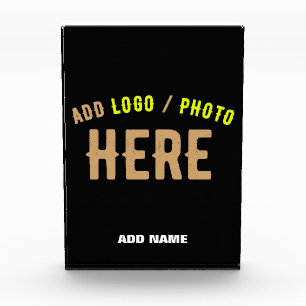 STYLISH MODERN CUSTOMIZABLE BLACK VERIFIED BRANDED PHOTO BLOCK