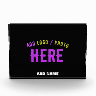 STYLISH MODERN CUSTOMIZABLE BLACK VERIFIED BRANDED PHOTO BLOCK