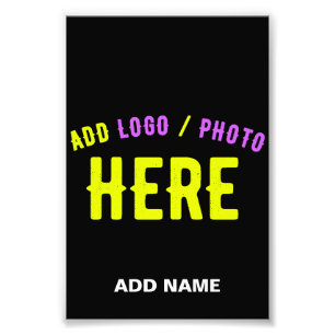 STYLISH MODERN CUSTOMIZABLE BLACK VERIFIED BRANDED PHOTO PRINT