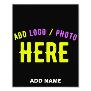 STYLISH MODERN CUSTOMIZABLE BLACK VERIFIED BRANDED PHOTO PRINT