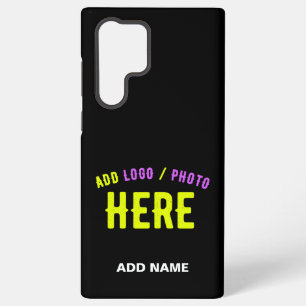 STYLISH MODERN CUSTOMIZABLE BLACK VERIFIED BRANDED SAMSUNG GALAXY CASE